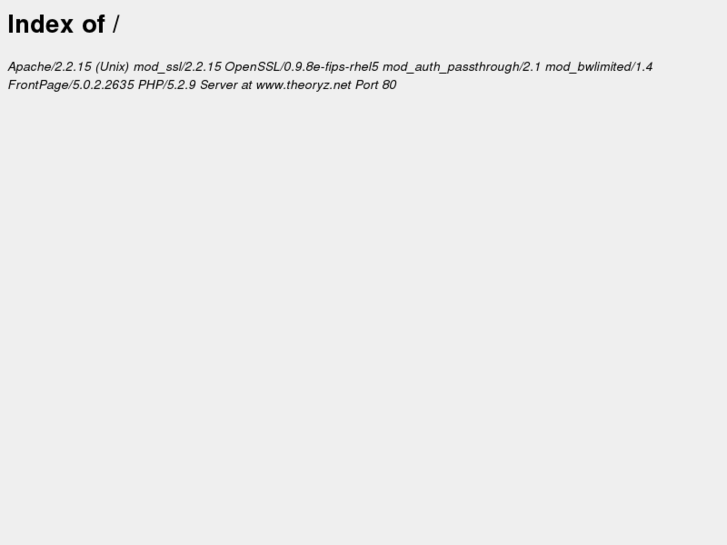 www.theoryz.net
