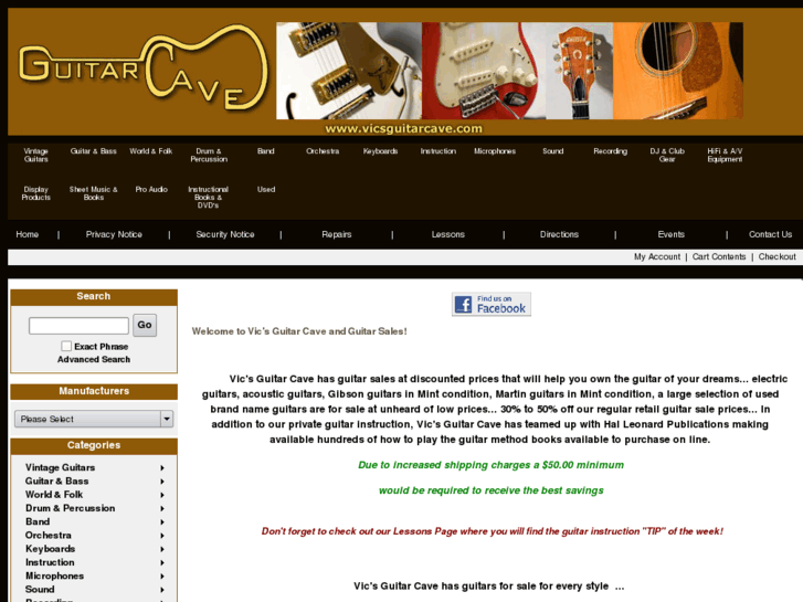 www.vicsguitarcave.com