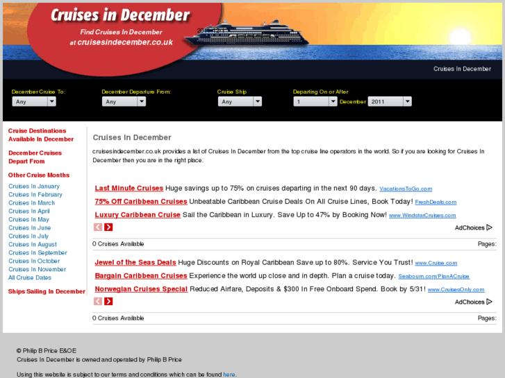 www.cruisesindecember.co.uk