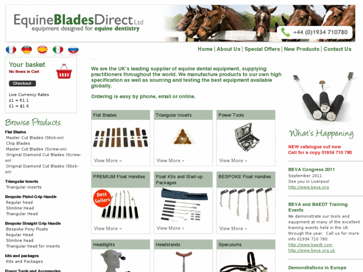 www.equinebladesdirect.com