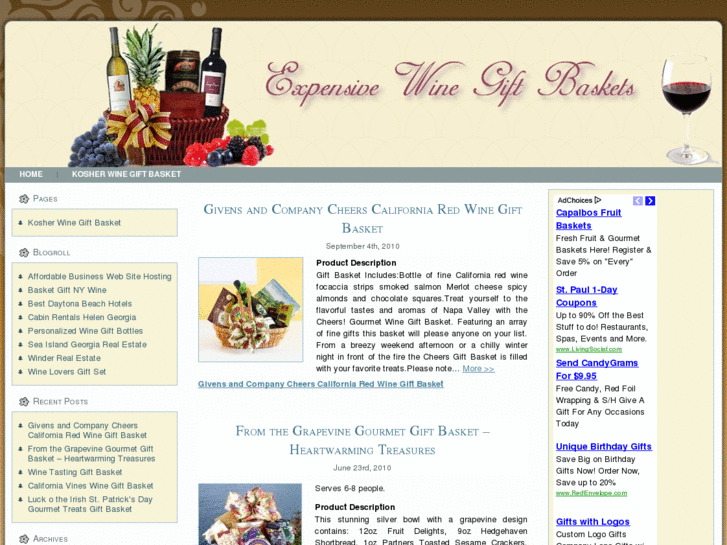 www.expensivewinegiftbaskets.com