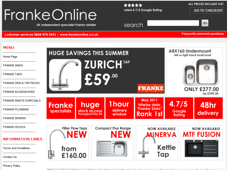 www.frankeonline.co.uk