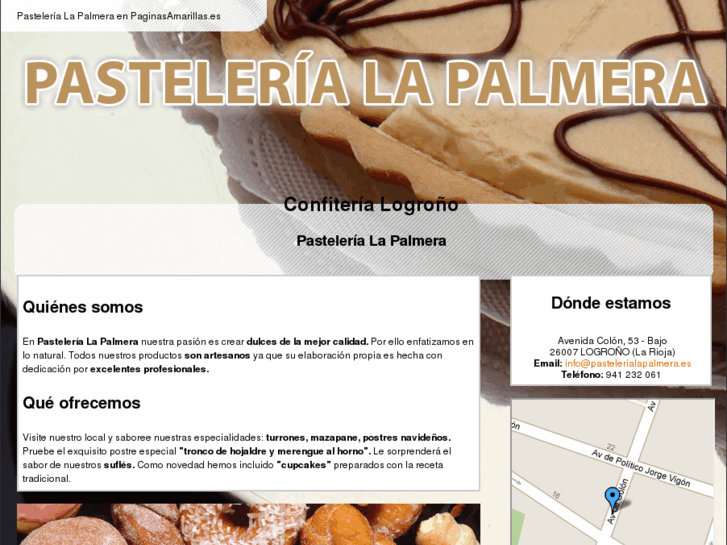 www.pastelerialapalmera.es