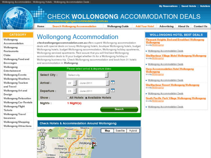 www.checkwollongongaccommodation.com.au