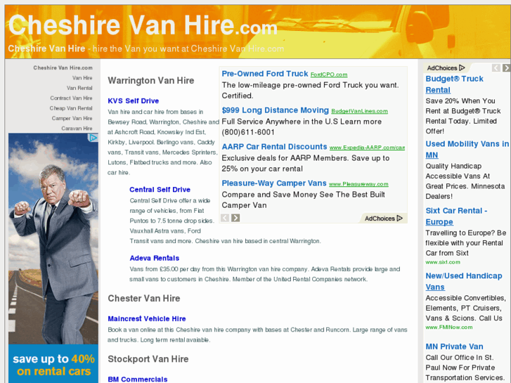 www.cheshirevanhire.com