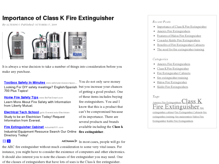 www.classkfireextinguisher.com