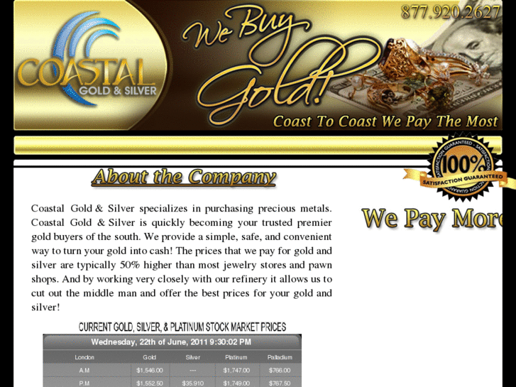 www.coastalgoldandsilver.com