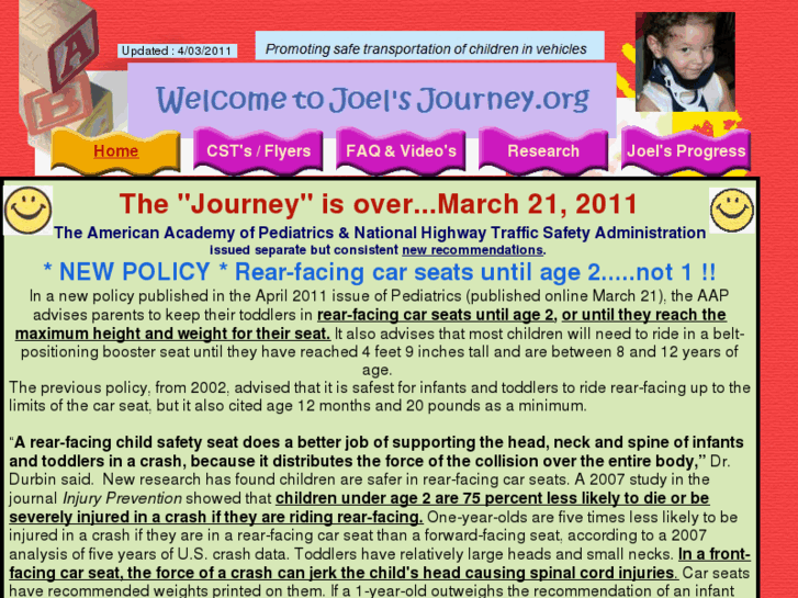 www.joelsjourney.org