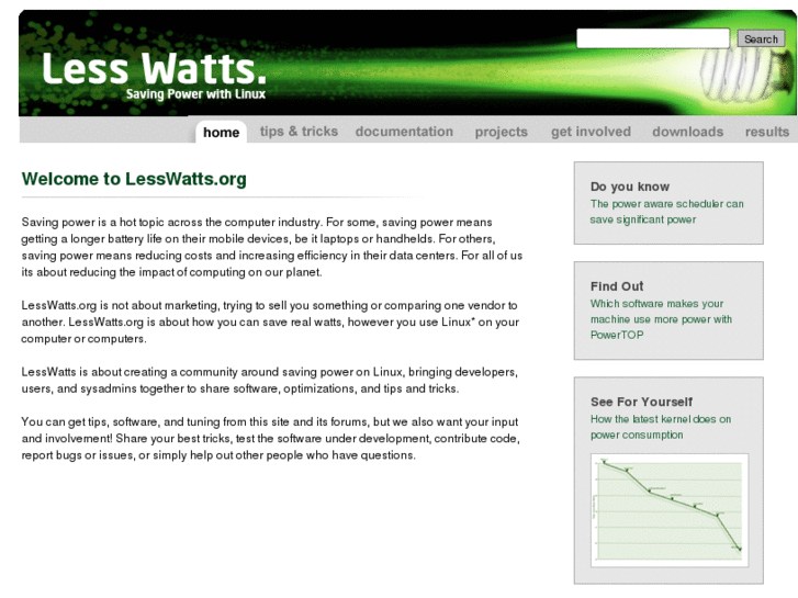 www.lesswatts.org