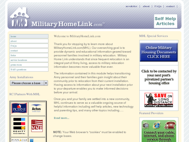 www.militaryhomelink.com