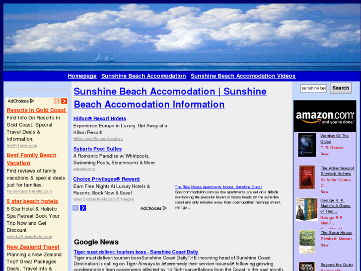 www.sunshinebeachaccomodation.com