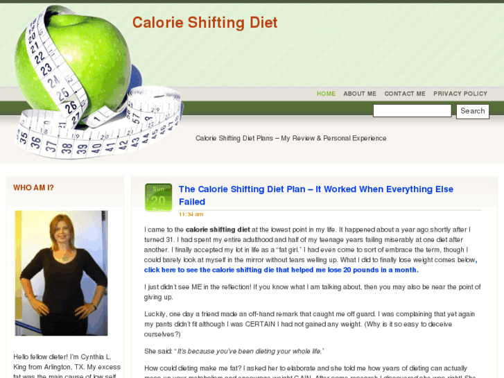 www.calorieshiftingdiets.org