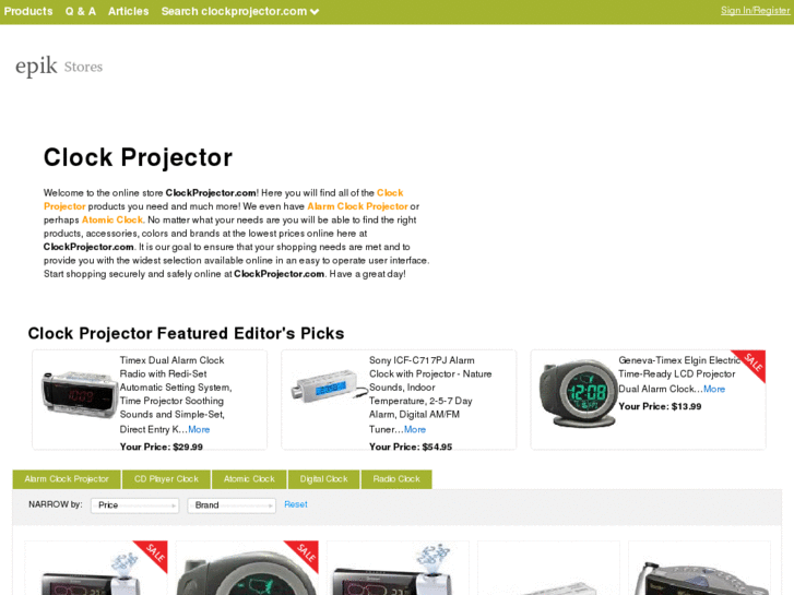 www.clockprojector.com