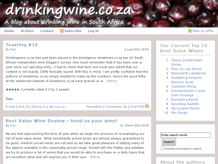 www.drinkingwine.co.za