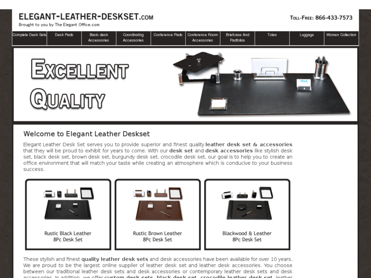 www.elegant-leather-deskset.com