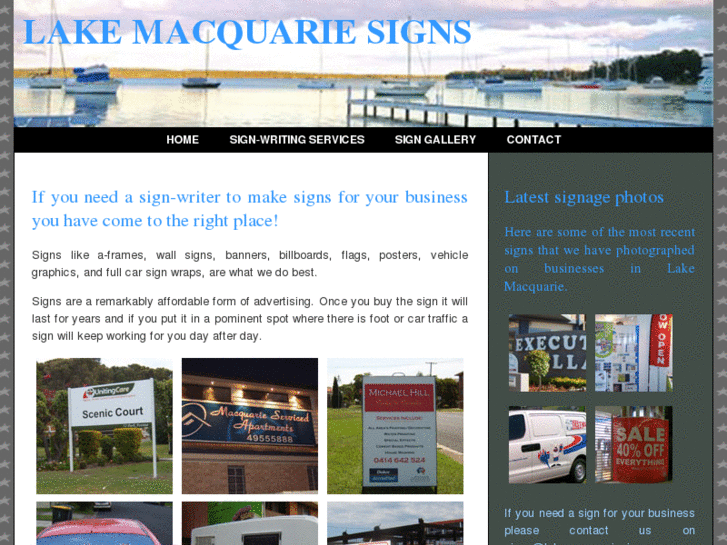 www.lakemacquariesigns.com.au