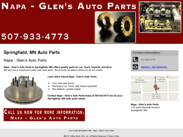 www.napaglensautoparts.com