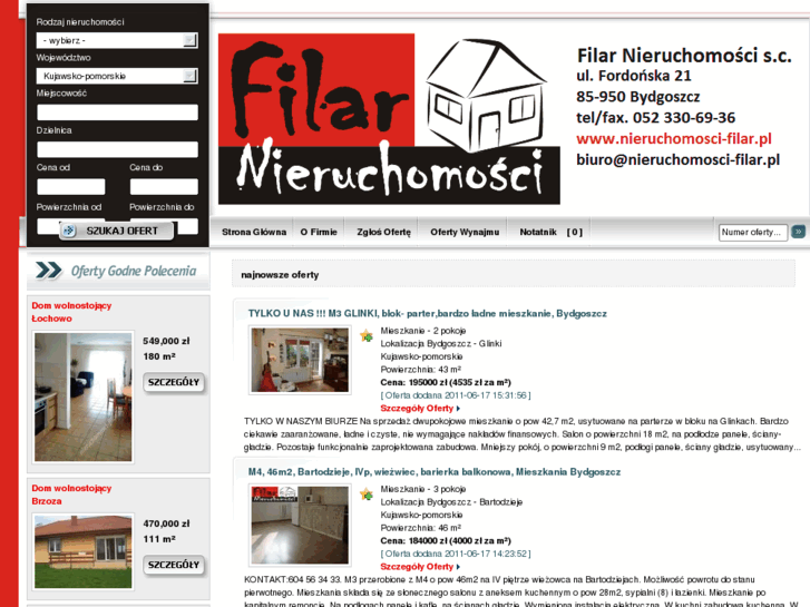 www.nieruchomosci-filar.pl