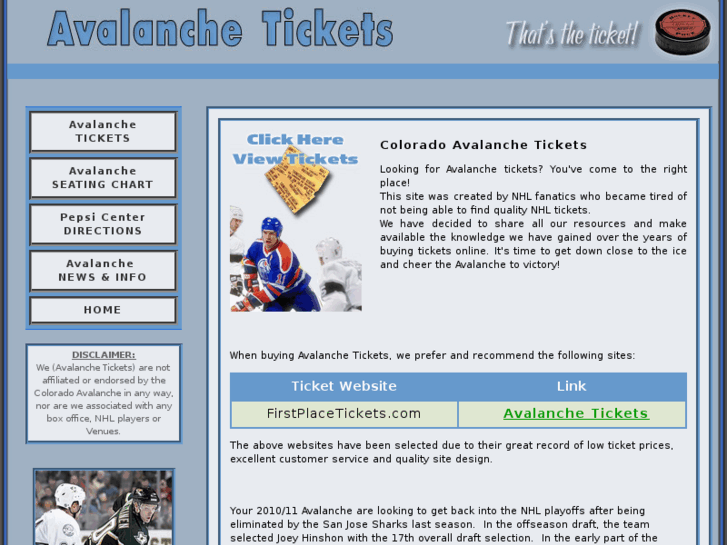 www.avalanche-ticket.com