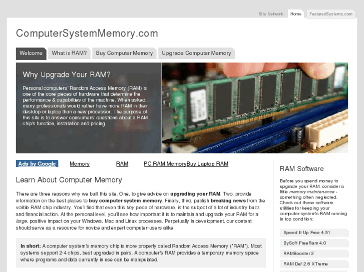 www.computersystemmemory.com