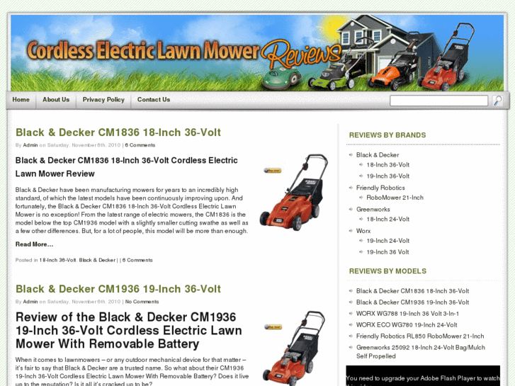 www.cordlesselectriclawnmowerreviews.com