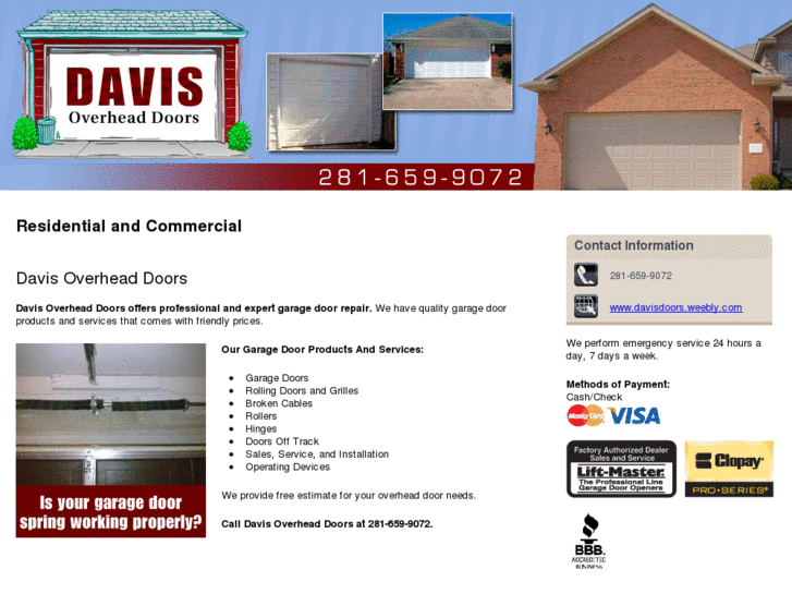 www.davisoverheaddoors.com