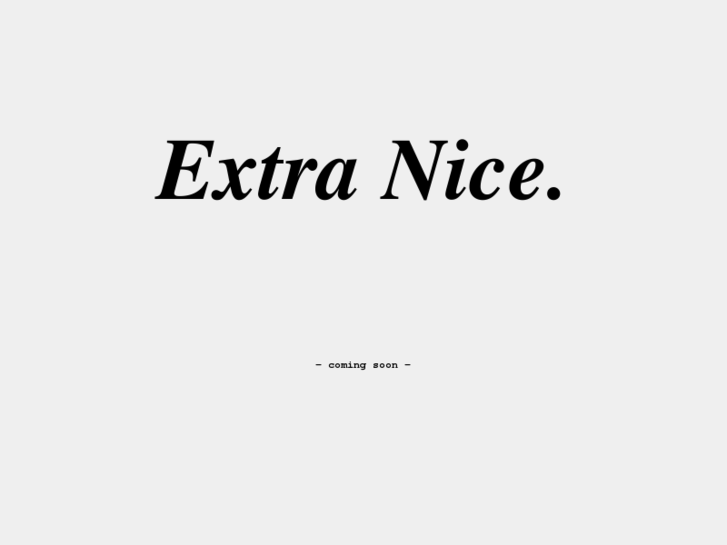 www.extra-nice.com