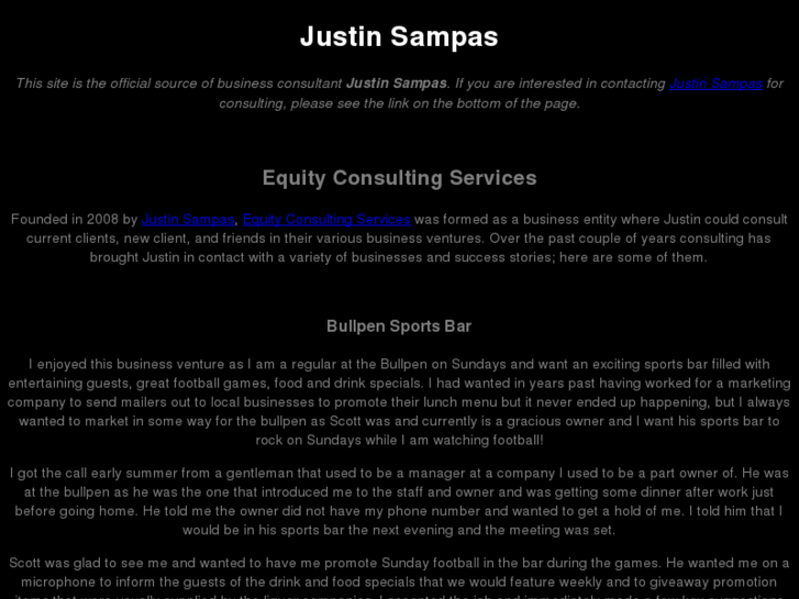 www.justinsampas.com