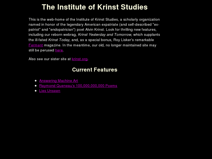 www.krinst.info