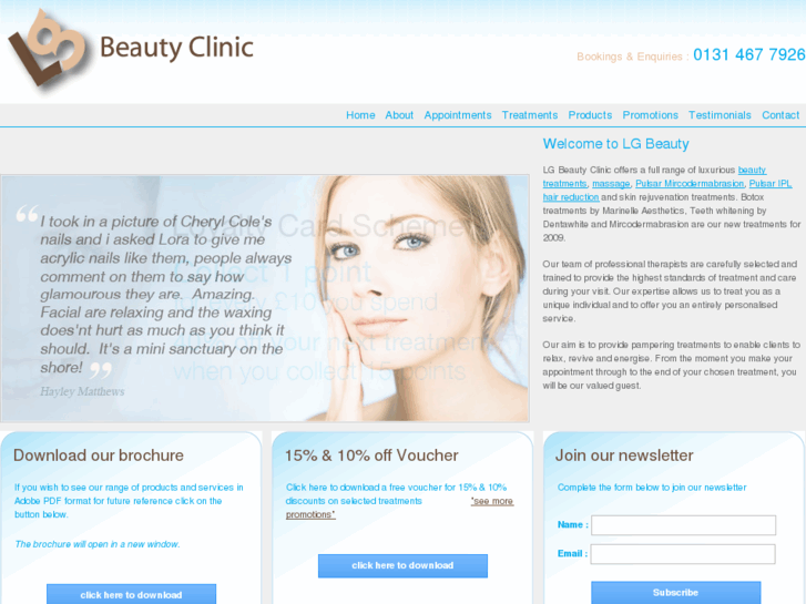 www.lgbeautyclinic.com