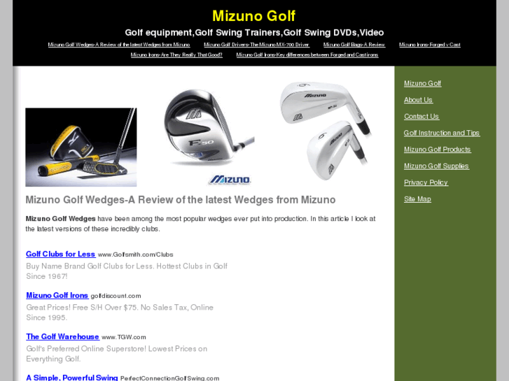 www.mizunogolf.info