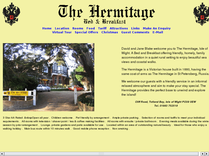 www.thehermitagebnb.com