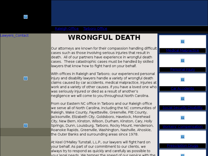 www.wrongfuldeathnc.info