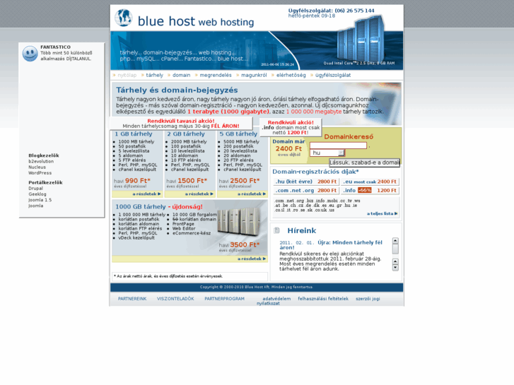 www.bluehost.hu