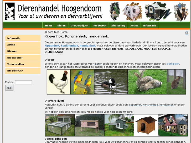 www.dierenhandelhoogendoorn.nl