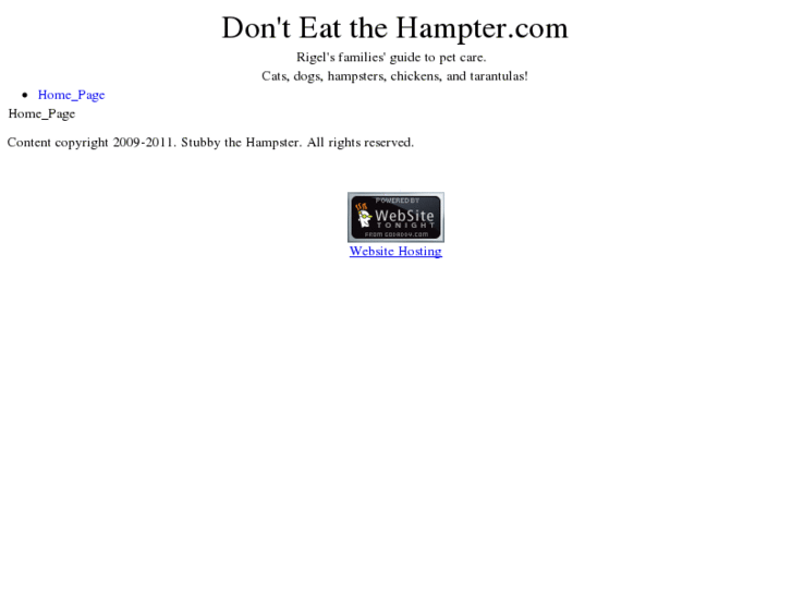 www.donteatthehampster.com