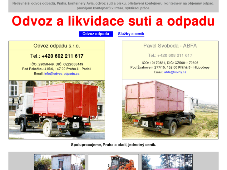 www.odvoz-odpadu.cz