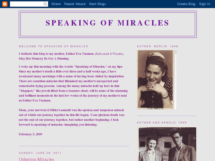 www.speakingofmiracles.com