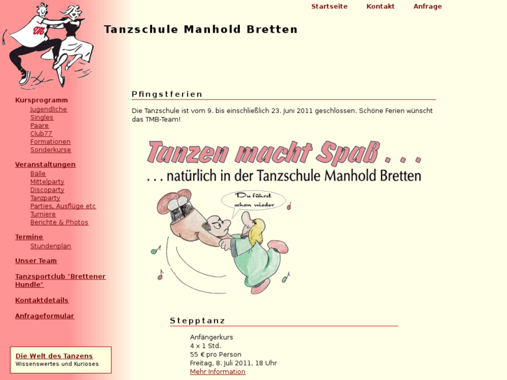 www.tanzschule-manhold.de