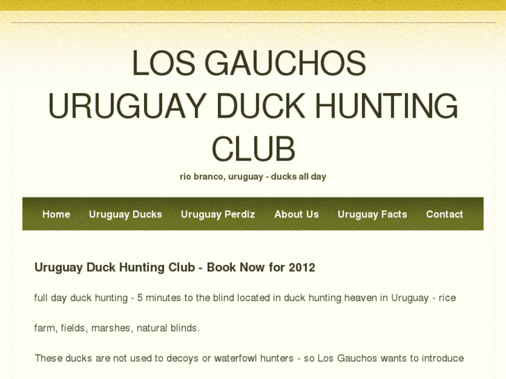 www.uruguayduckhuntingclub.com