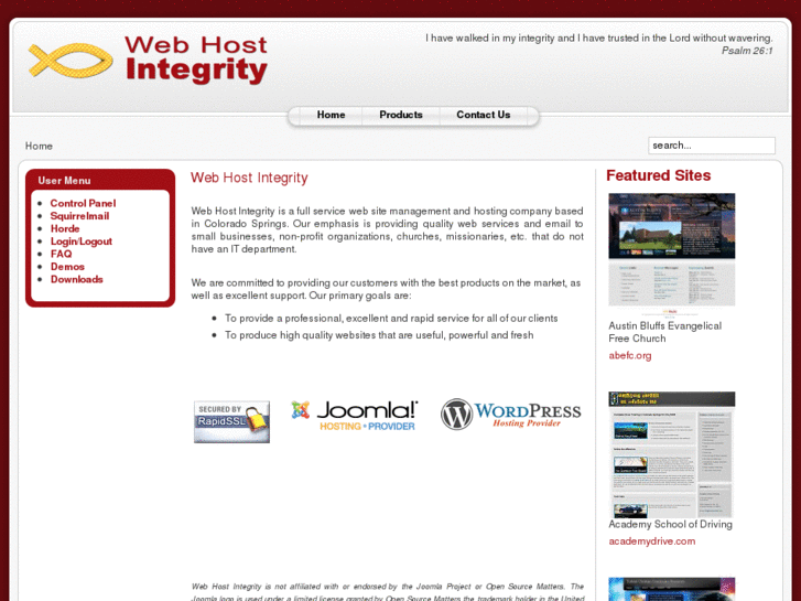 www.webhostintegrity.com