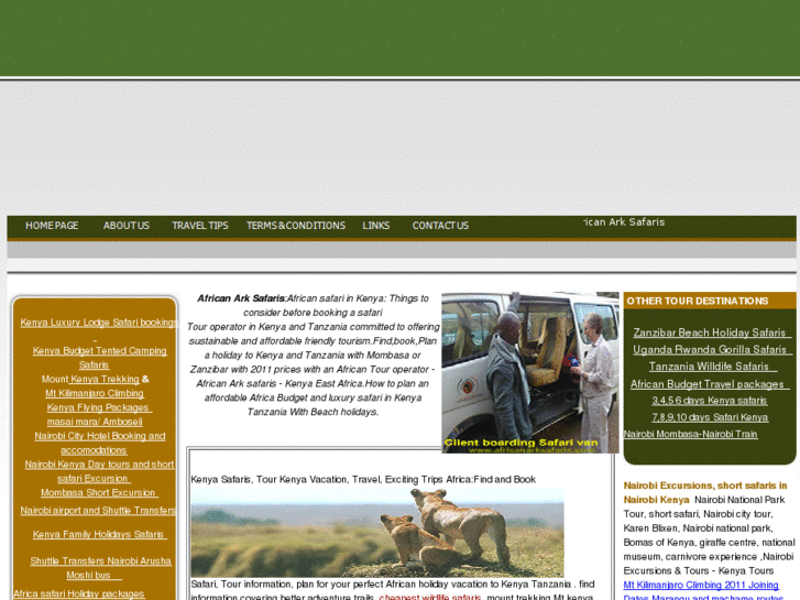 www.africanarksafaris.com