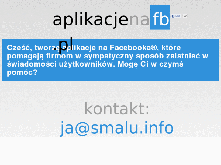 www.aplikacjenafb.pl