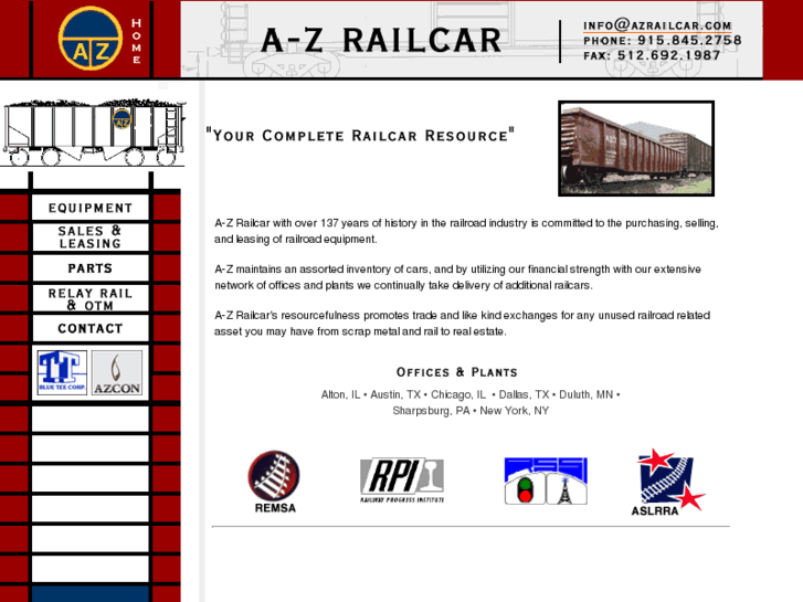 www.azrailcar.com