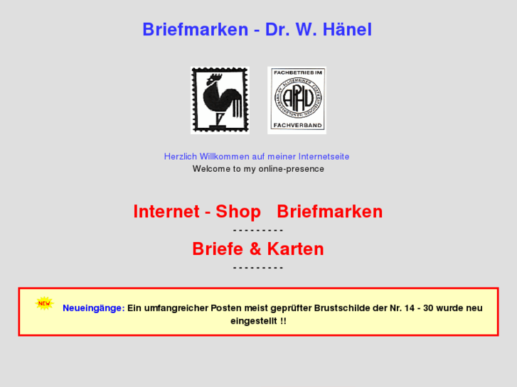 www.briefmarken-haenel.de