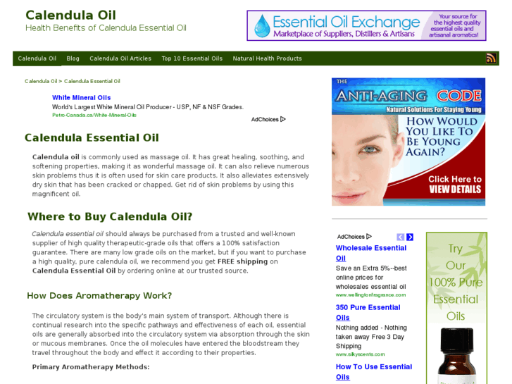 www.calendulaoil.org