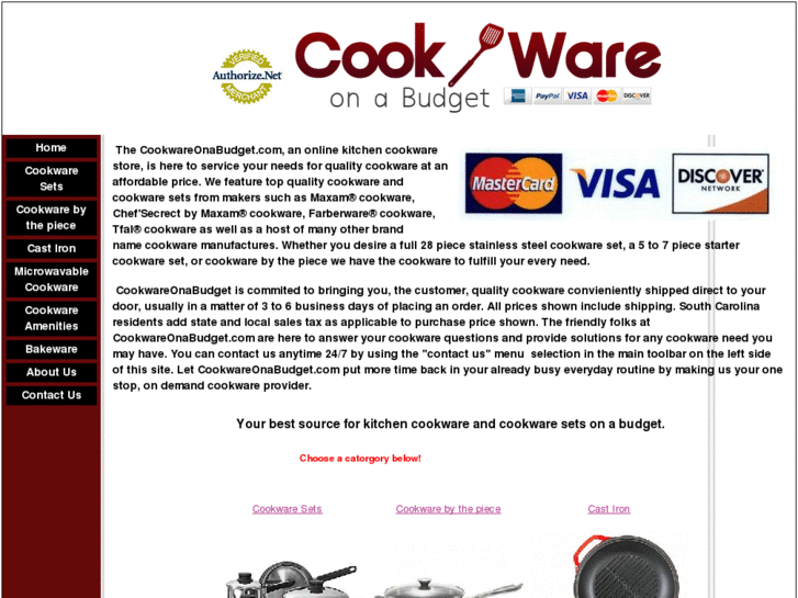 www.cookwareonabudget.com