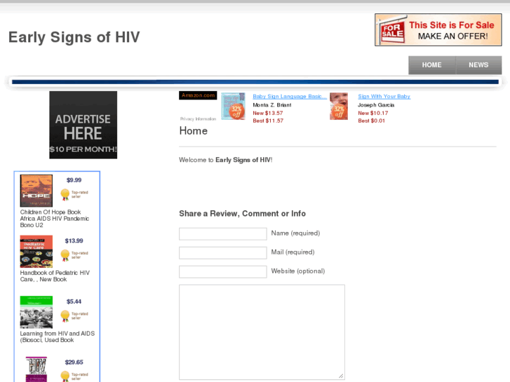 www.earlysignsofhiv.com