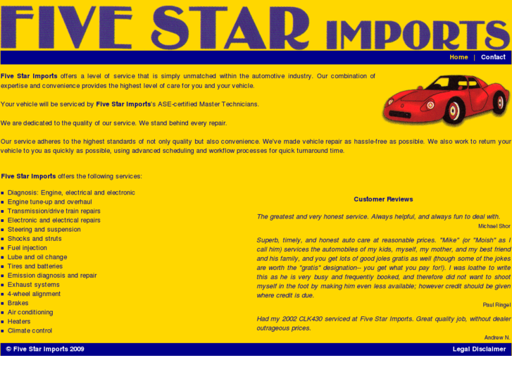 www.fivestarimports.org