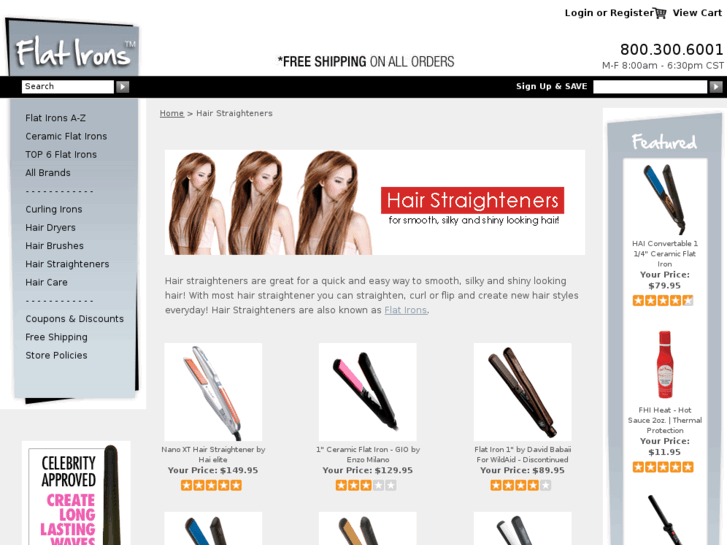 www.hairstraightener.net